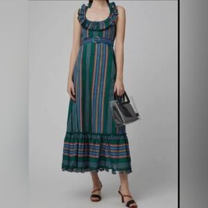 Zimmermann Multicolor Striped Maxi Dress